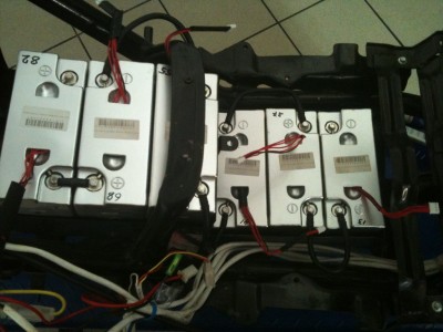6x20Ah LiFePo4 82,3V geladen nach Ini.
