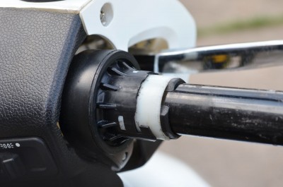 So sieht das jetzt rechts am Lenker aus