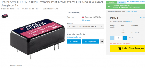 Screenshot_2021-02-22 TracoPower TEL 8-1215 DC DC-Wandler, Print 12 V DC 24 V DC 335 mA 8 W Anzahl Ausgänge 1 x kaufen.png