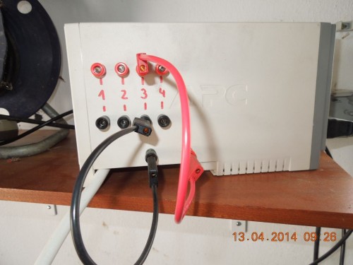 Die Anschlussbuchsen