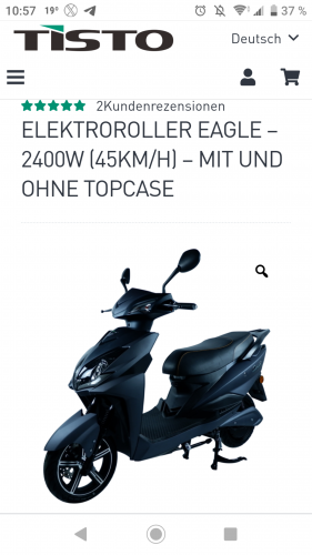Tisto Eagle schwarz