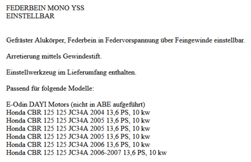 2022-08-06 21_46_42-FEDERBEIN MONO YSS ME302-265T-10-X Honda CBR 125 JC34A und E-Odin Dayi Motors _ .png