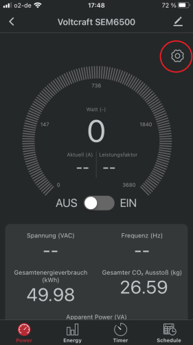 Voltcraft SEM6500 Wi-Fi WLAN Energiekosten Messgerät Einstellungen.PNG