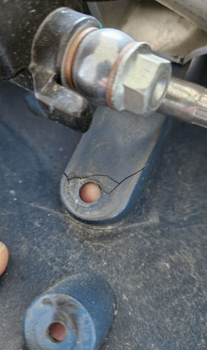 gebrochene Unterschale