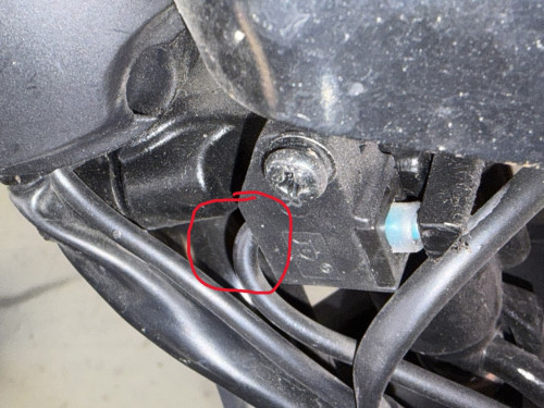 Anderes Ende des defekten Kabels