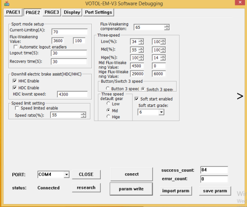 Seite 2 der Votol Software